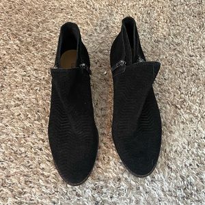 Lucky brand black booties